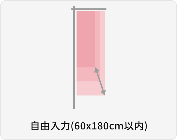 自由入力(60x180cm以内)