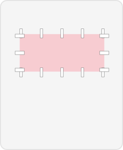 上下左右（四辺にチチ）