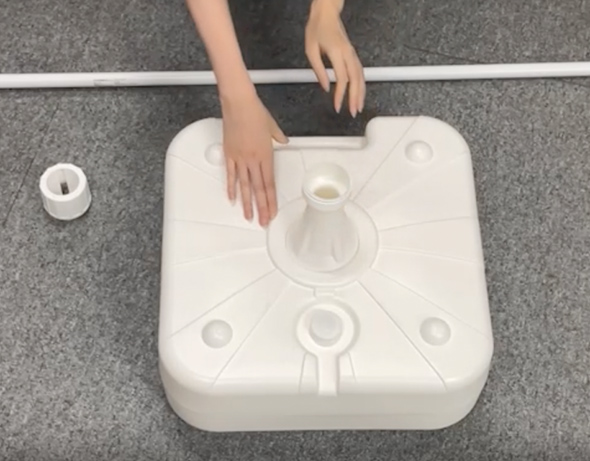 グッズプロ タイプ別・のぼり旗の土台の組み立て手順