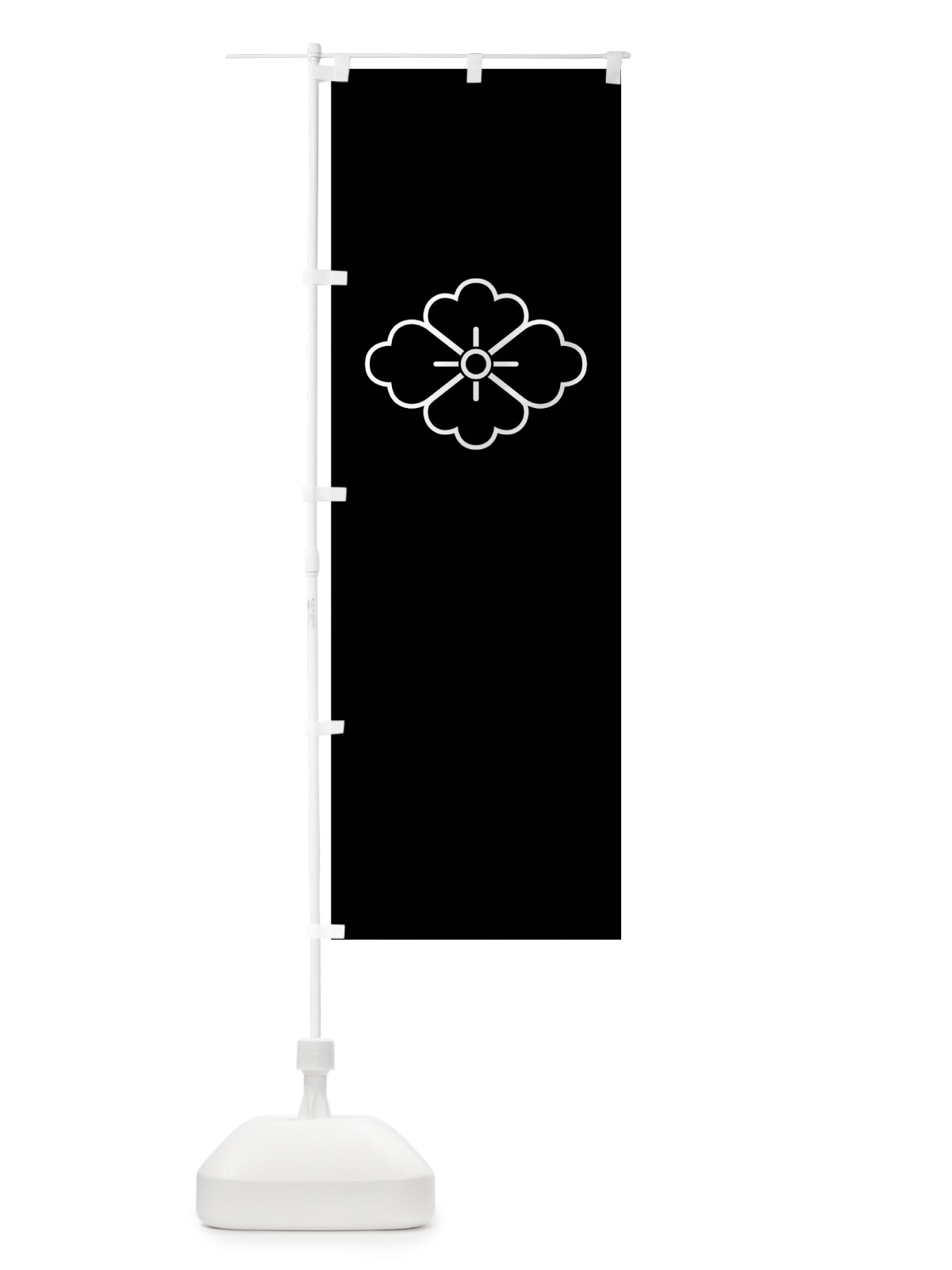 のぼり 総陰の花菱紋 のぼり旗 01AE(デザイン【C】)
