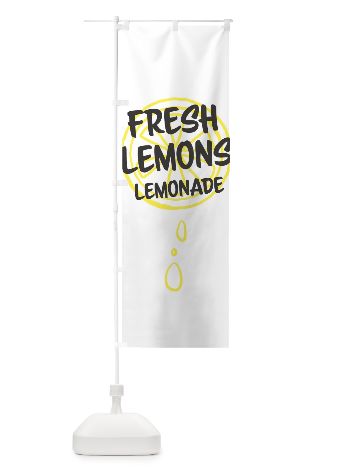のぼり Fresh Lemons Lemonade のぼり旗 1UR2(デザイン【B】)