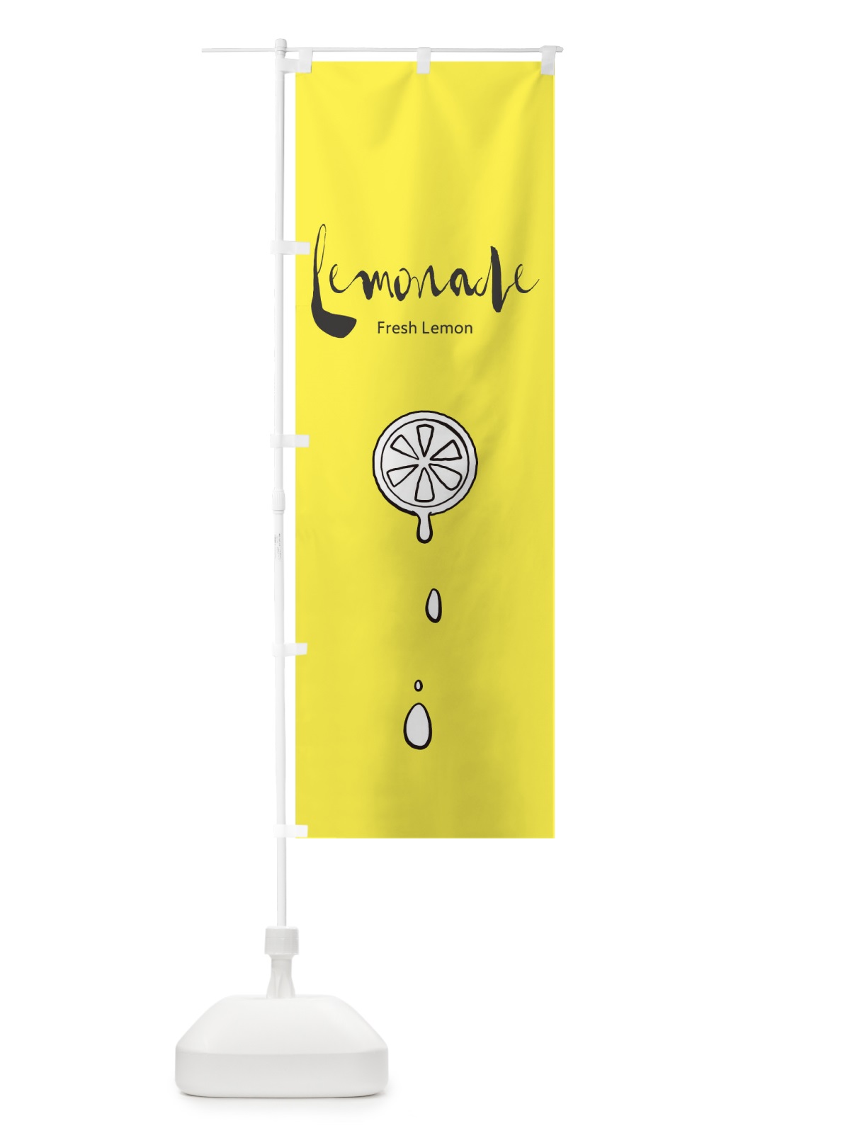 のぼり Lemonade Fresh のぼり旗 1UR3(デザイン【B】)
