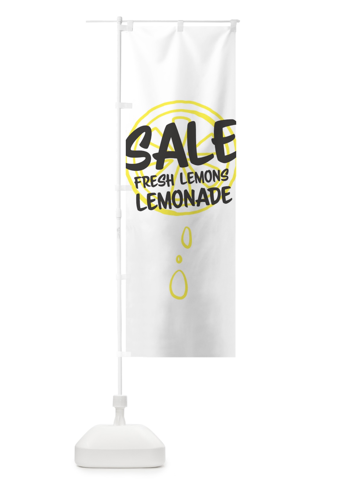 のぼり Sale Lemonade Fresh lemon のぼり旗 1UR5(デザイン【B】)