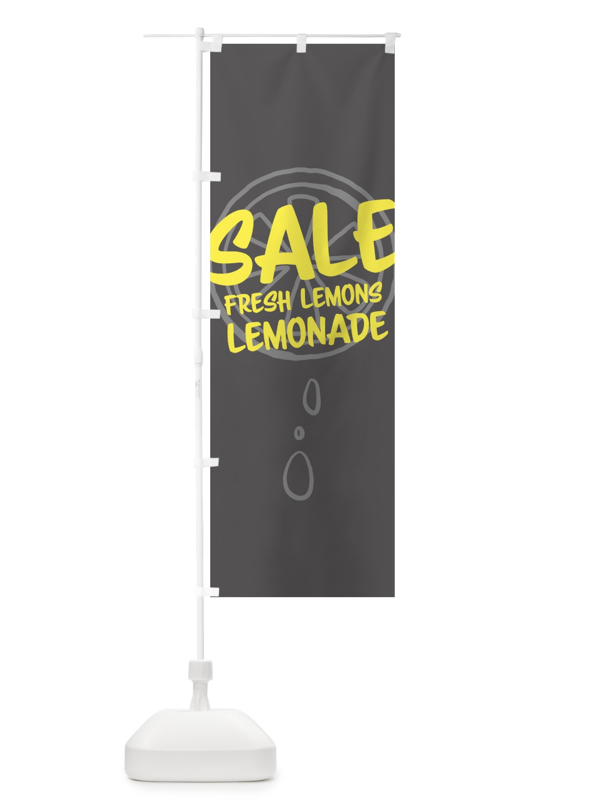 のぼり Sale Lemonade Fresh lemon のぼり旗 1UR5(デザイン【C】)