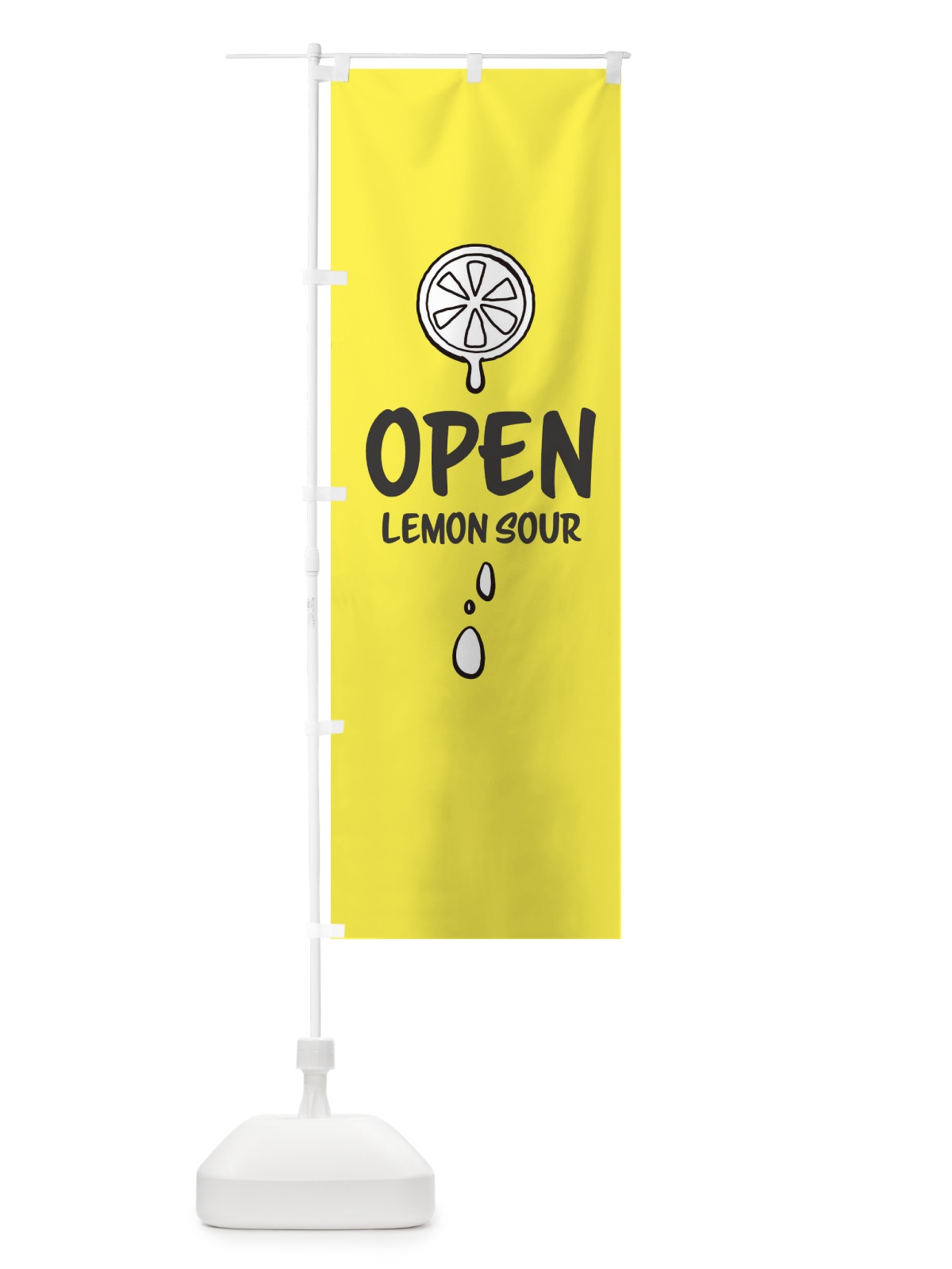 のぼり open Lemon sour のぼり旗 21WK(デザイン【A】)