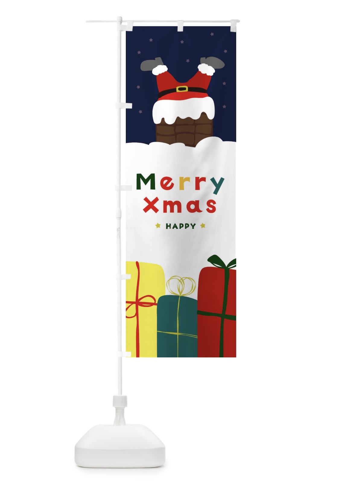 のぼり メリークリスマス のぼり旗 234L(デザイン【A】)
