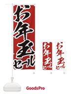 2F3S お年玉セールのぼり旗