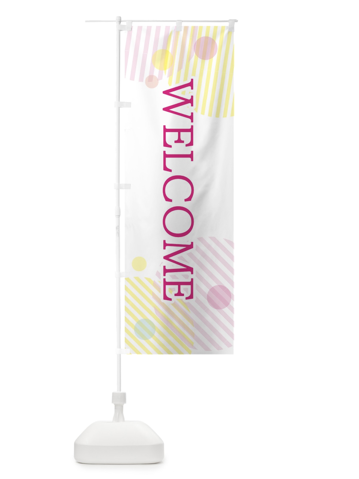 のぼり Welcome のぼり旗 2P4N(デザイン【A】)
