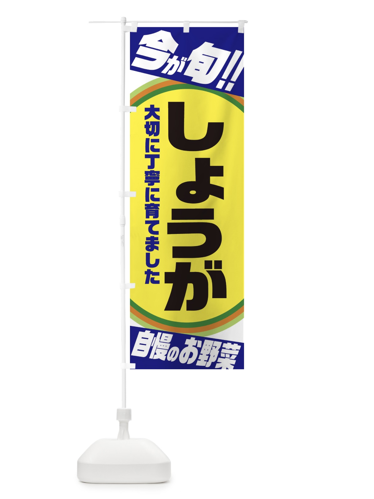 のぼり しょうが のぼり旗 3HRT(デザイン【C】)