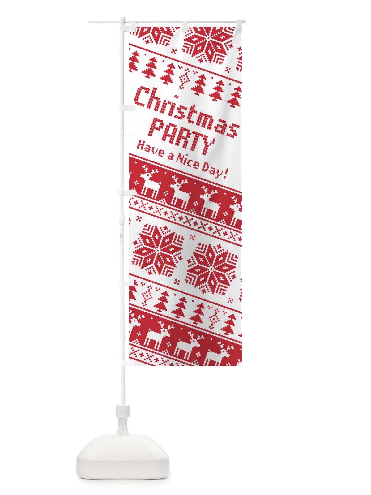のぼり クリスマスパーティー のぼり旗 3JHT(デザイン【A】)