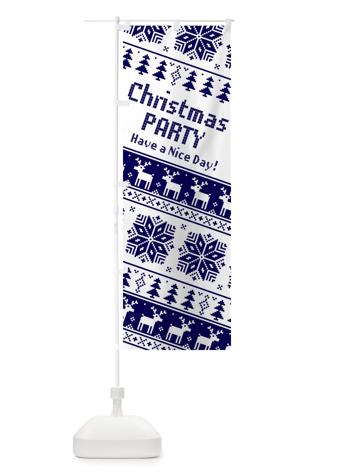 のぼり クリスマスパーティー のぼり旗 3JHT(デザイン【C】)