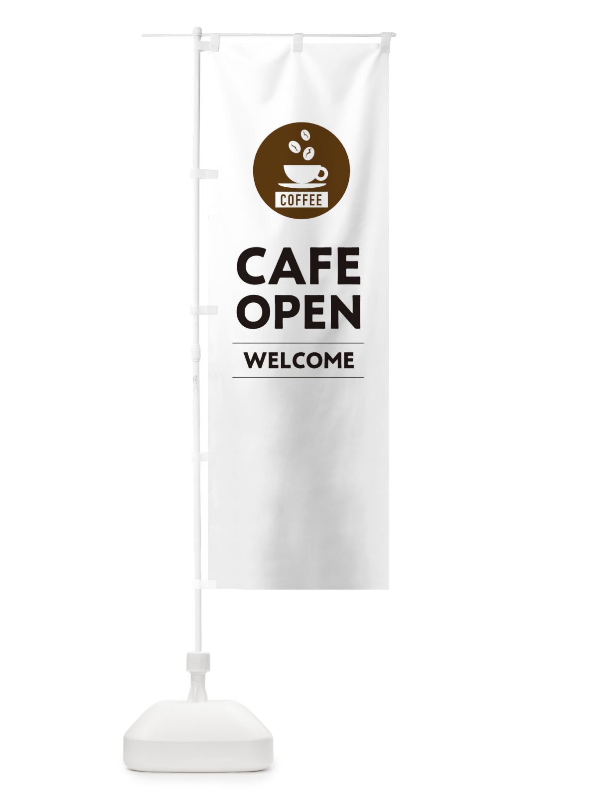 のぼり カフェ営業中・cafe のぼり旗 3KXH(デザイン【A】)