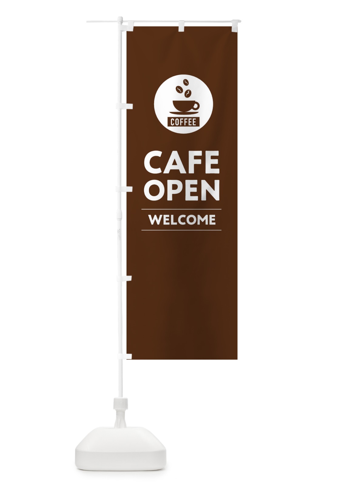 のぼり カフェ営業中・cafe のぼり旗 3KXH(デザイン【B】)