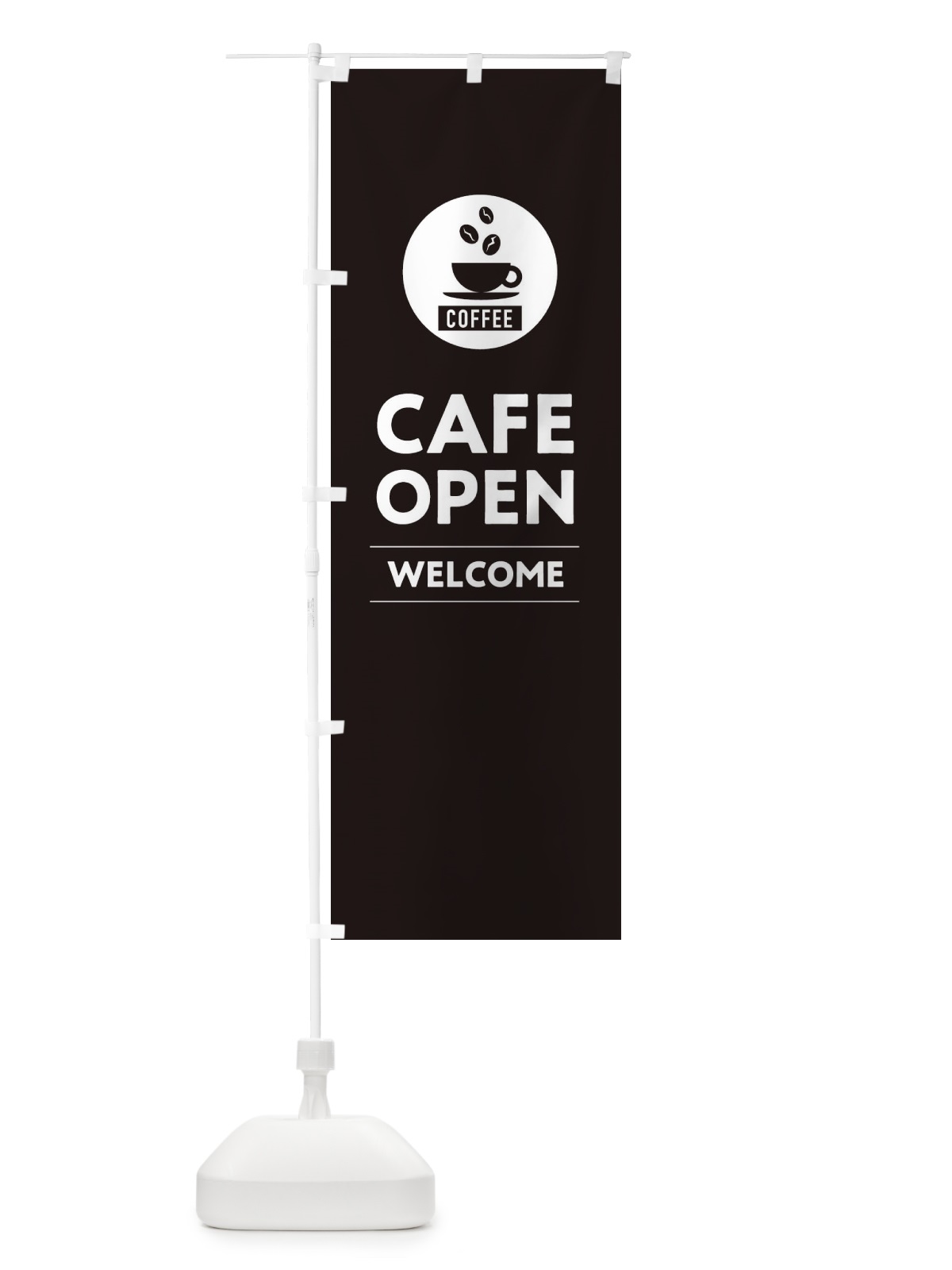 のぼり カフェ営業中・cafe のぼり旗 3KXH(デザイン【C】)