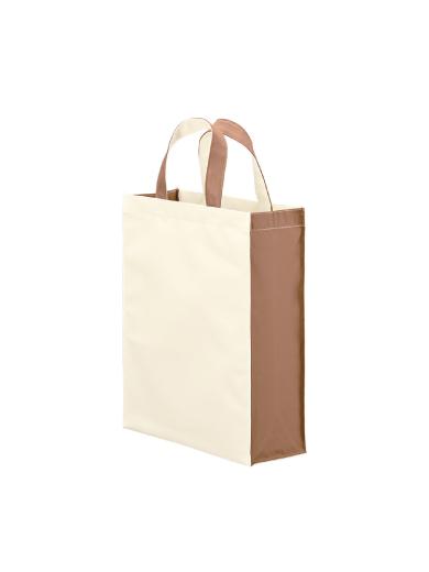 再生ＰＥＴユーティリティバッグコンビ（Ｍ）　ベージュ 6CAN