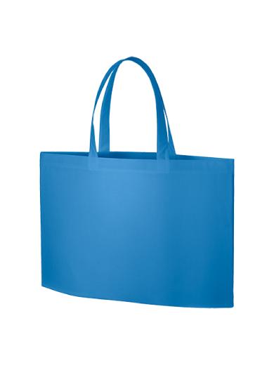 不織布イベントバッグガゼットマチ付　スカイブルー 6CLG