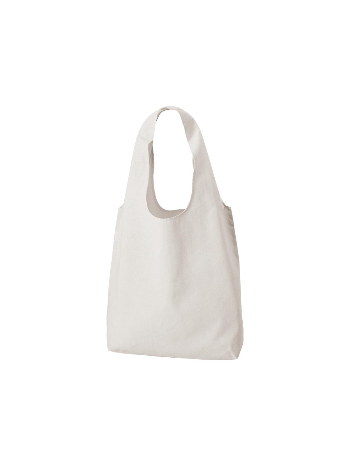 厚手コットンショルダーハンドルトート（Ｍ）　グレー 6J50