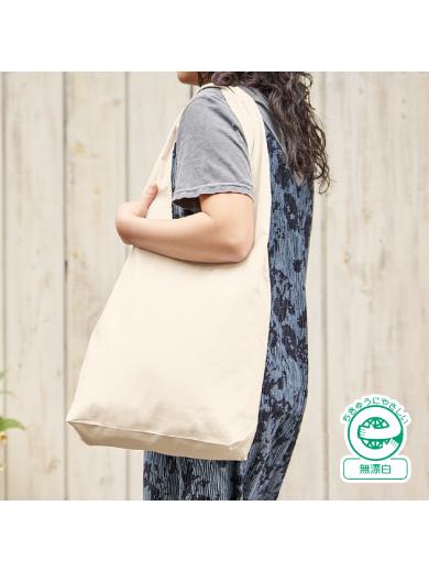 厚手コットンショルダーハンドルトート（Ｌ）ナチュラル 6J51