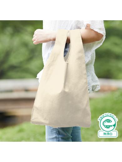 厚手コットンマルシェバッグ（Ｍ）ナチュラル 6J5H