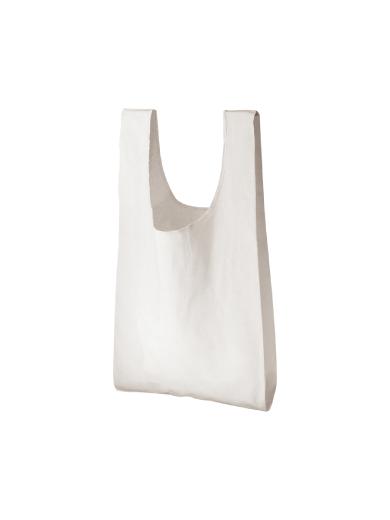 厚手コットンマルシェバッグ（Ｍ）　グレー 6J5P