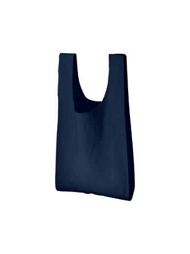 厚手コットンマルシェバッグ（Ｍ）　ネイビー 6J5W