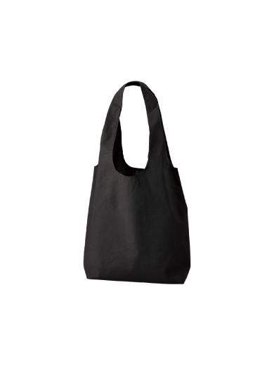 厚手コットンショルダーハンドルトート（Ｍ）　ブラック 6JNS