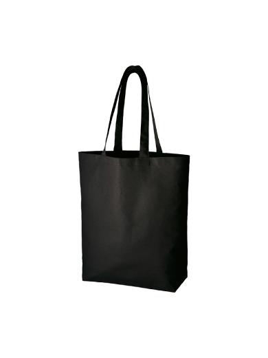 厚手コットンベーシックトート（Ｍ）　ブラック 6JNT