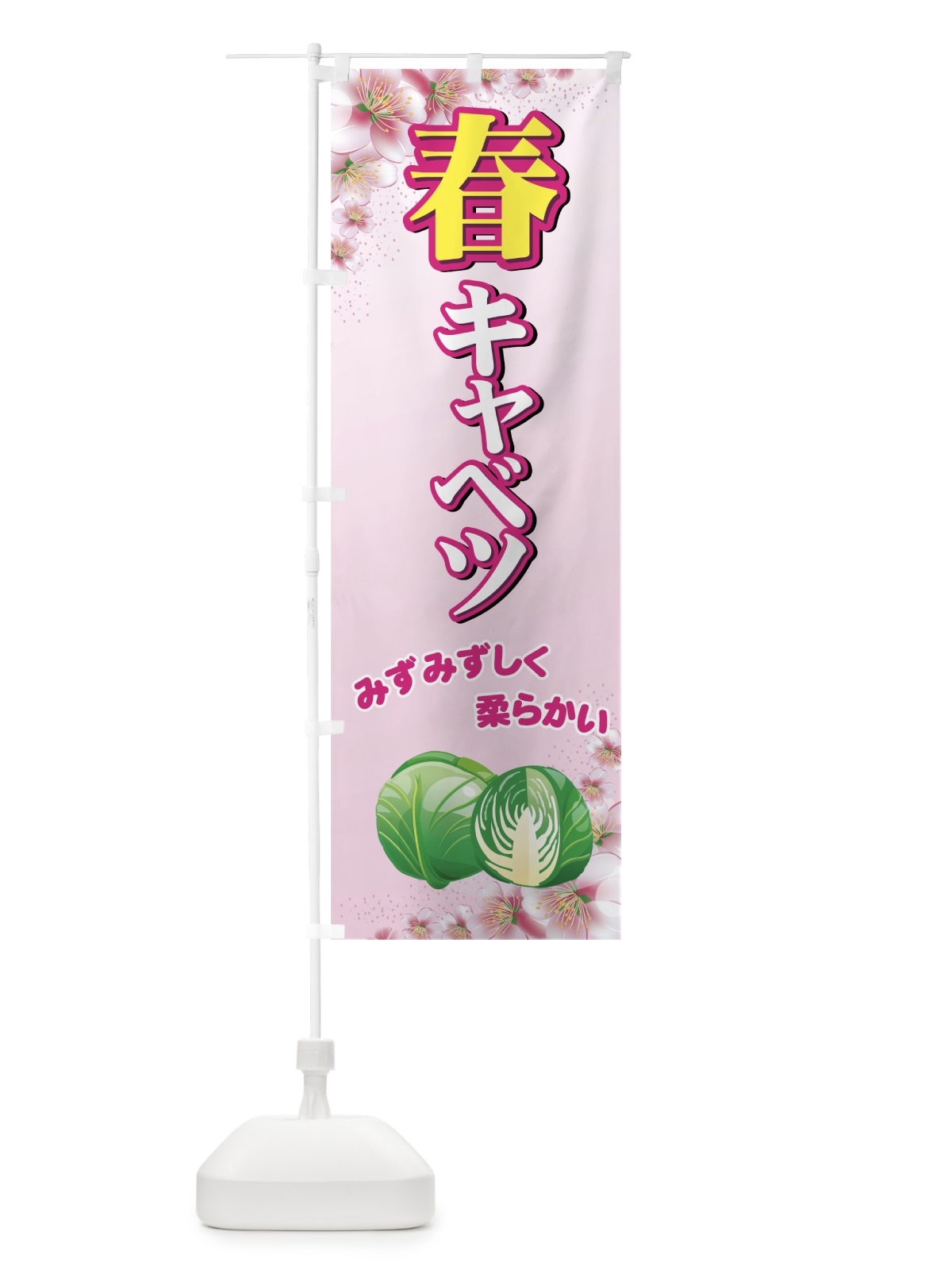 のぼり 春キャベル のぼり旗 72R5(デザイン【A】)