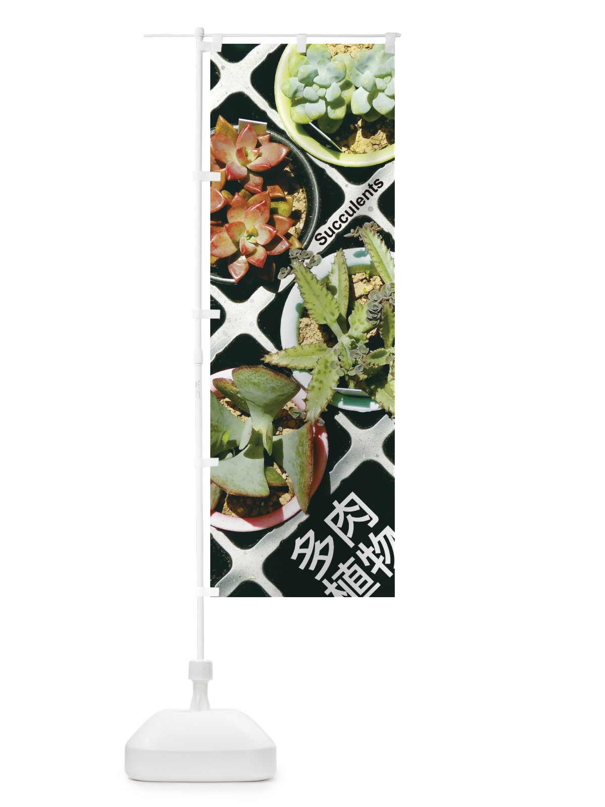 のぼり 多肉植物 のぼり旗 758L(デザイン【A】)