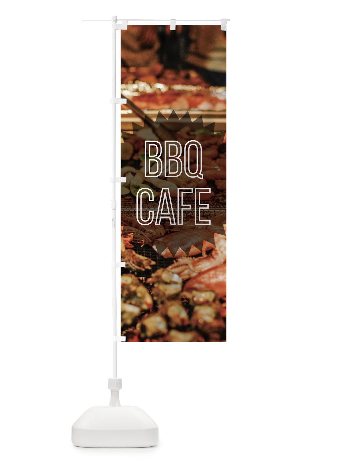 のぼり BBQカフェ のぼり旗 7GFY(デザイン【B】)