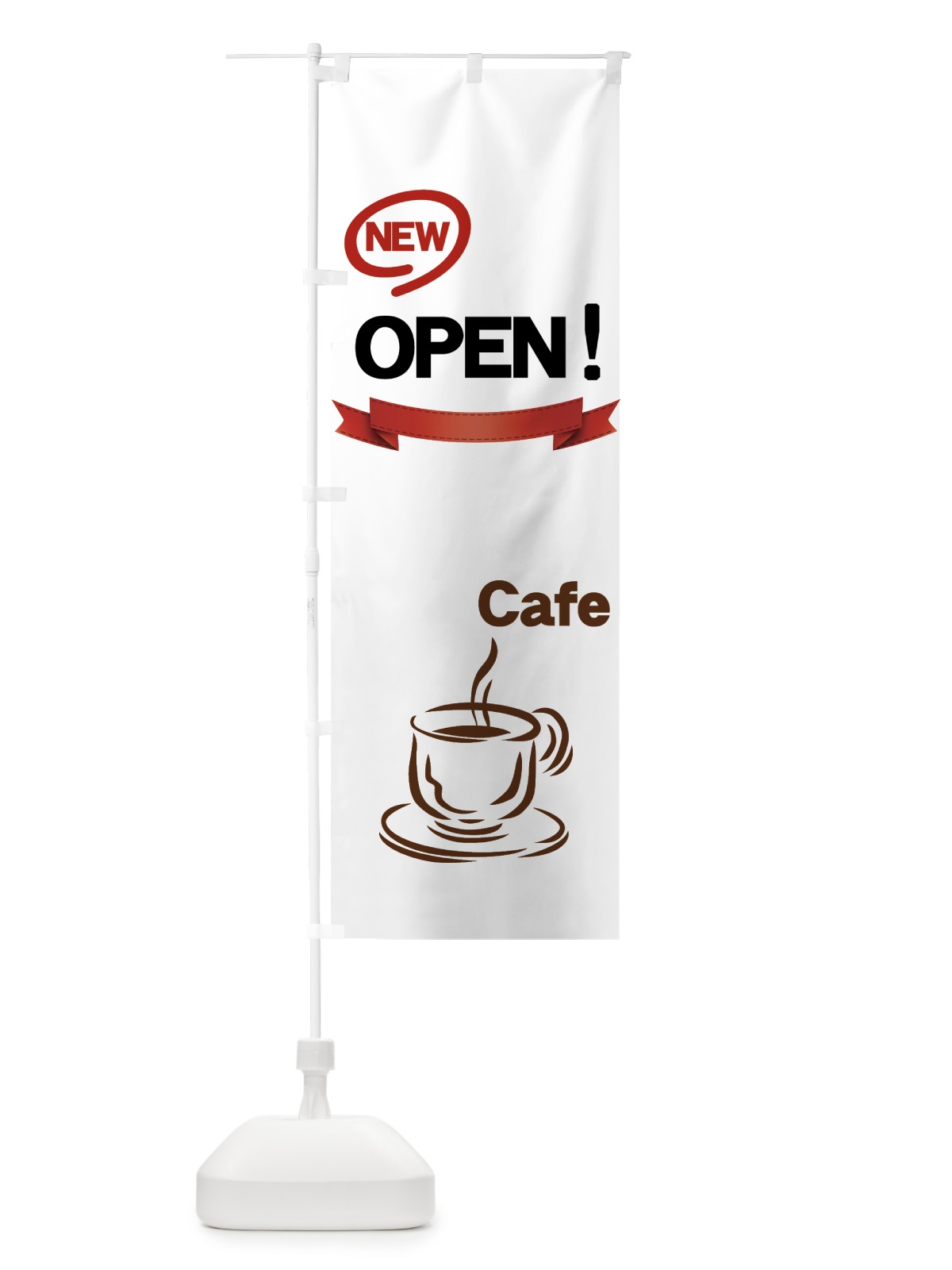 のぼり Cafe NEW OPEN のぼり旗 7Y74(デザイン【A】)