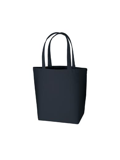 オーガニックコットンキャンバストート（Ｌ）内ポケット　ミッドナイトブルー JE81