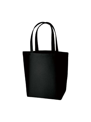 オーガニックコットンキャンバストート（Ｌ）内ポケット　ナイトブラック JEKU