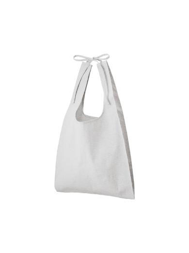 シャンブリック紐付マルシェバッグ　グレー JERF