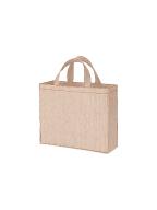 デニムライクカレッジトートワイド★シルク印刷のみ★　ベージュ