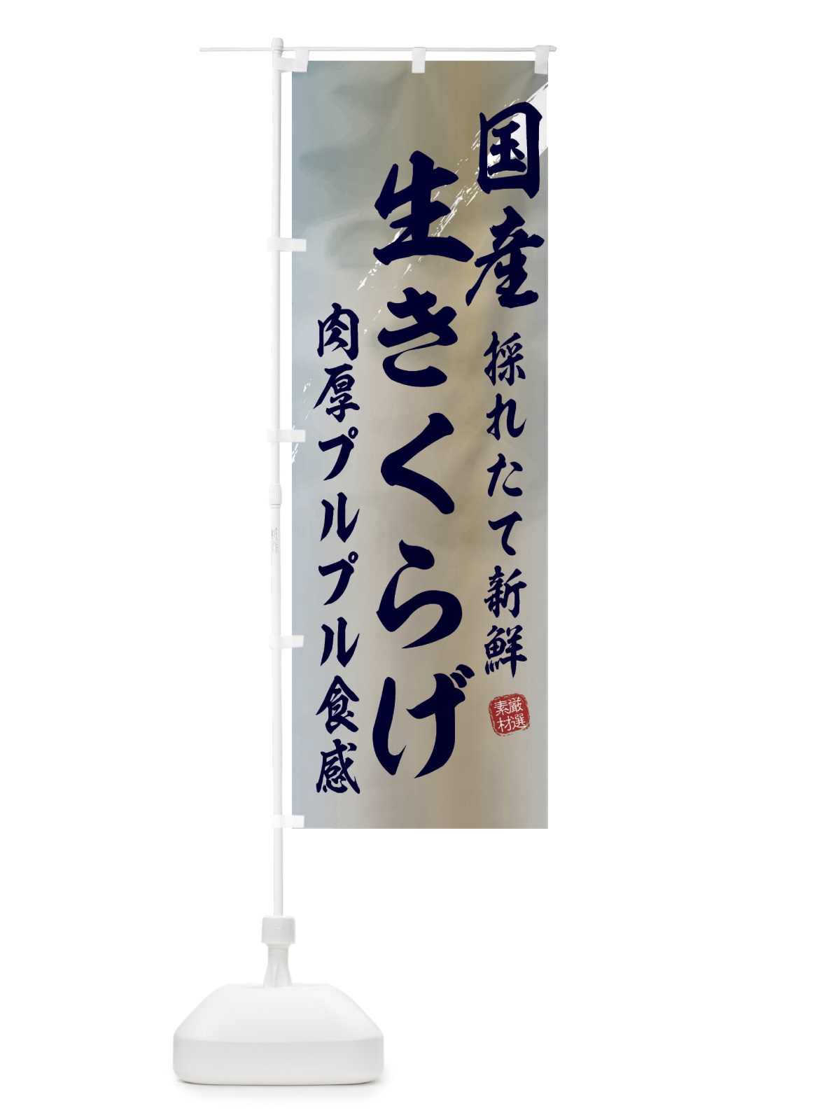 のぼり 国産生きくらげ のぼり旗 E65X(デザイン【A】)