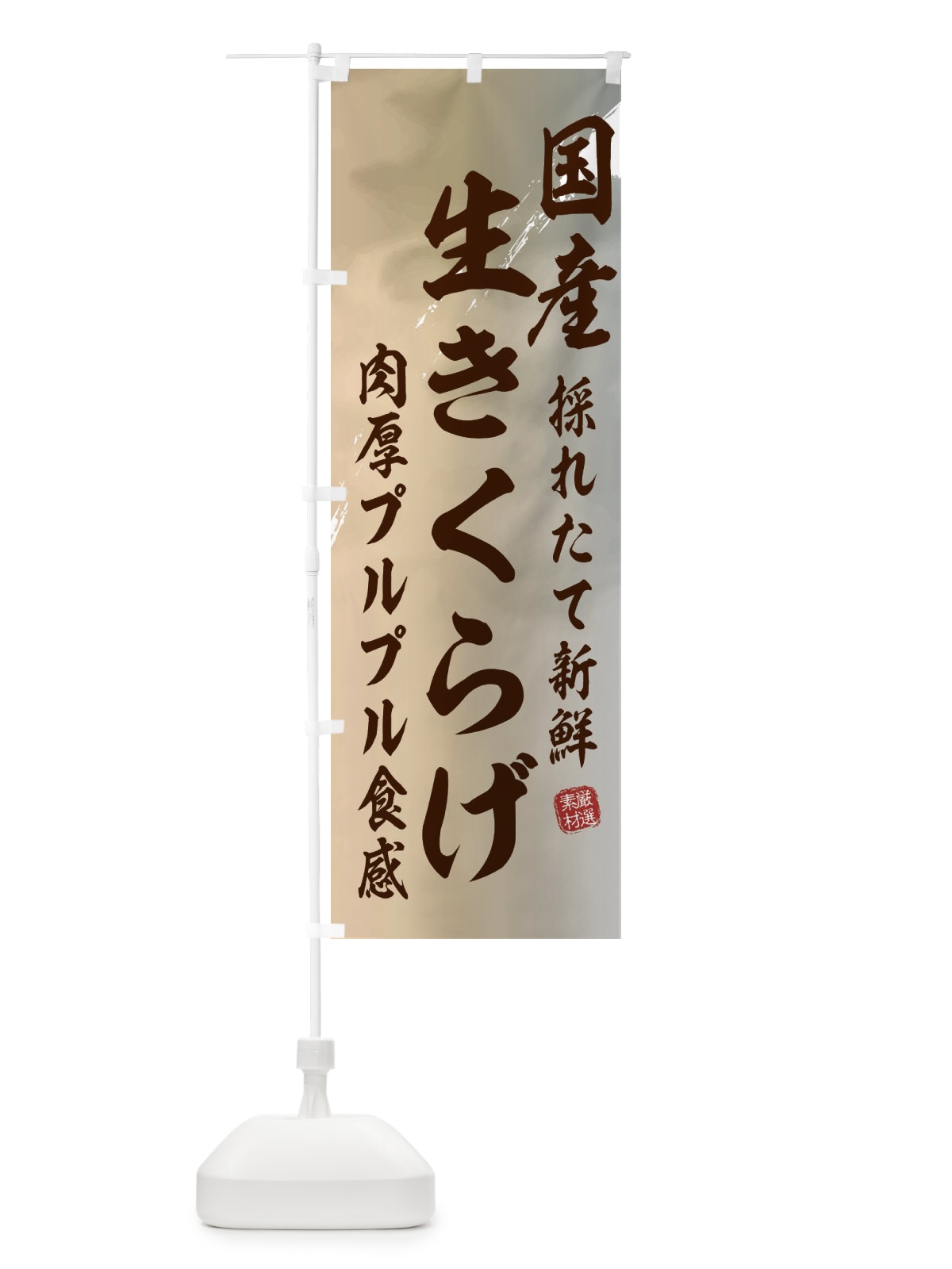 のぼり 国産生きくらげ のぼり旗 E65X(デザイン【B】)