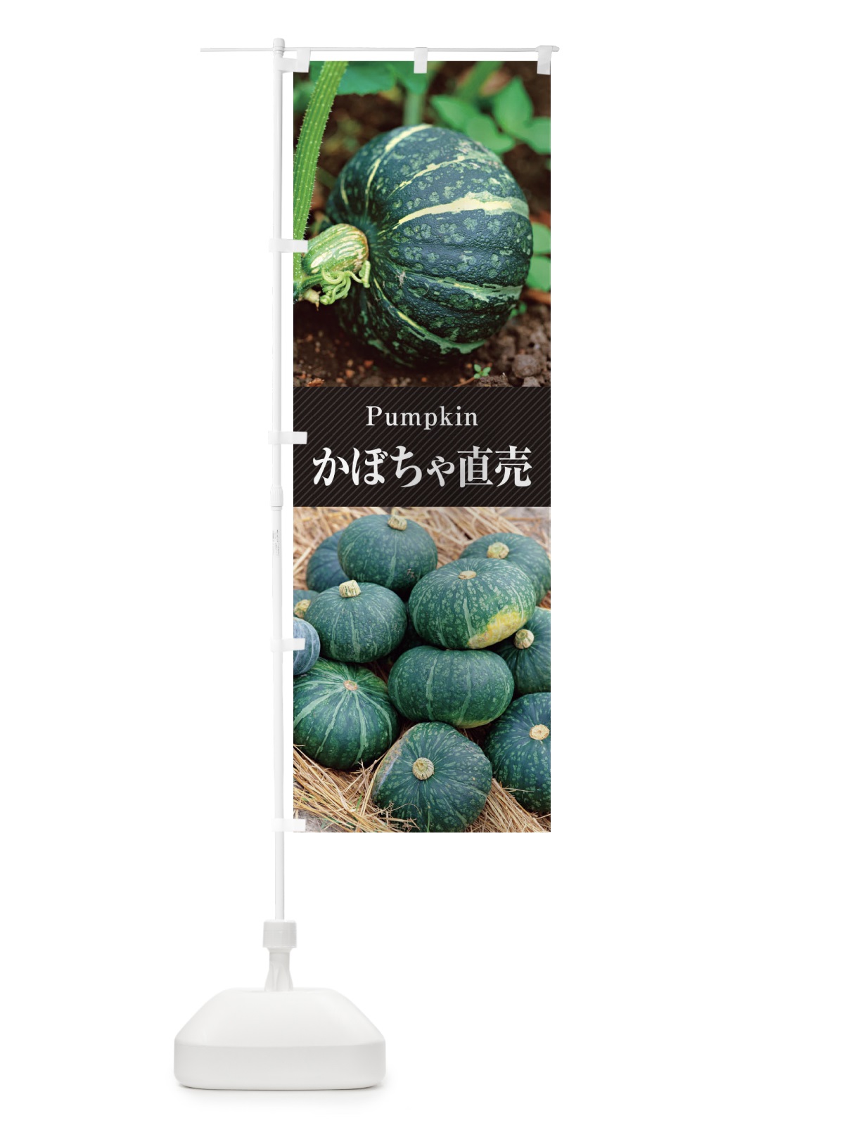 のぼり かぼちゃ直売 のぼり旗 E6J2(デザイン【B】)