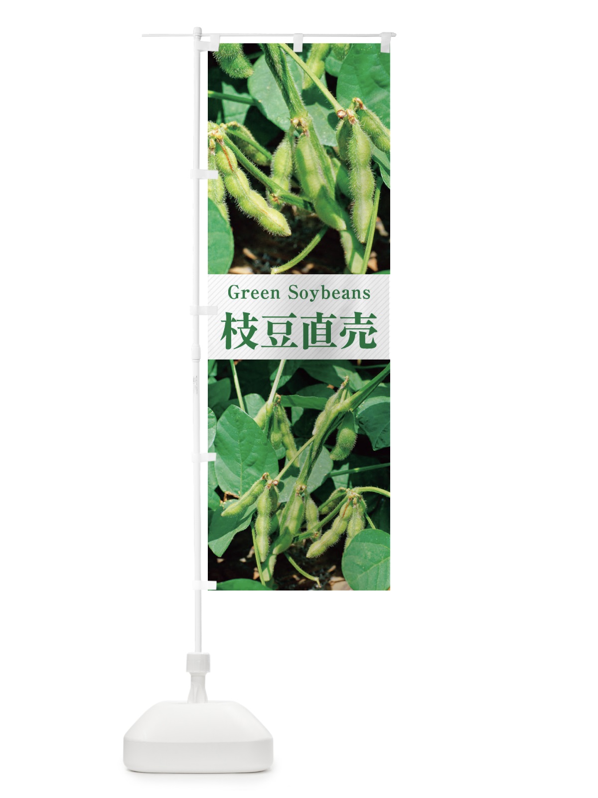 のぼり 枝豆直売／えだまめ のぼり旗 E6R5(デザイン【C】)