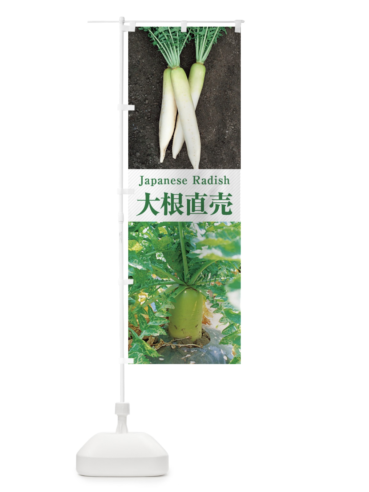 のぼり 大根直売 のぼり旗 E6RG(デザイン【C】)