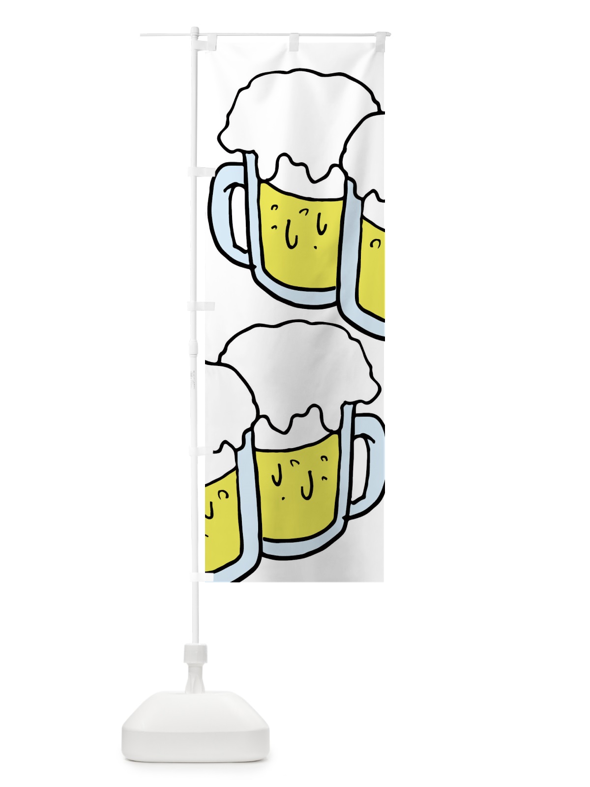 のぼり ビール・居酒屋 のぼり旗 E83G(デザイン【B】)