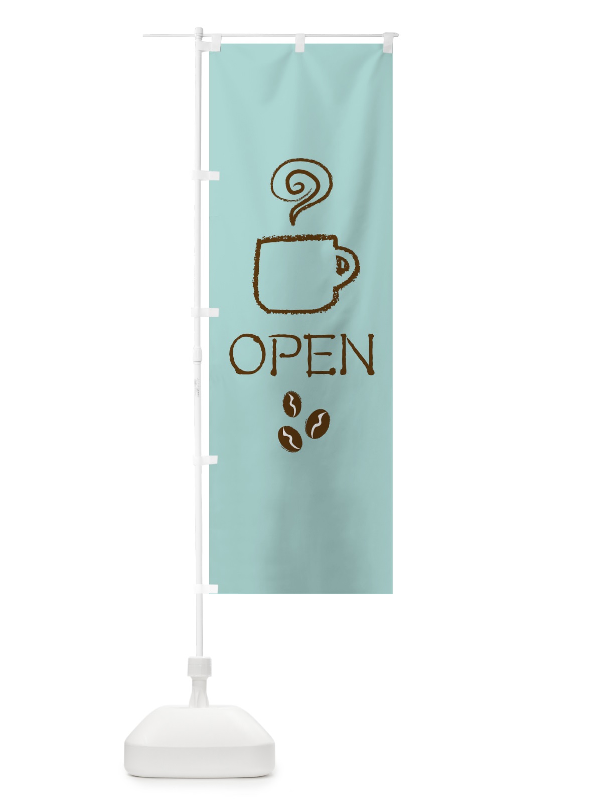 のぼり OPEN CAFE のぼり旗 EFSE(デザイン【B】)