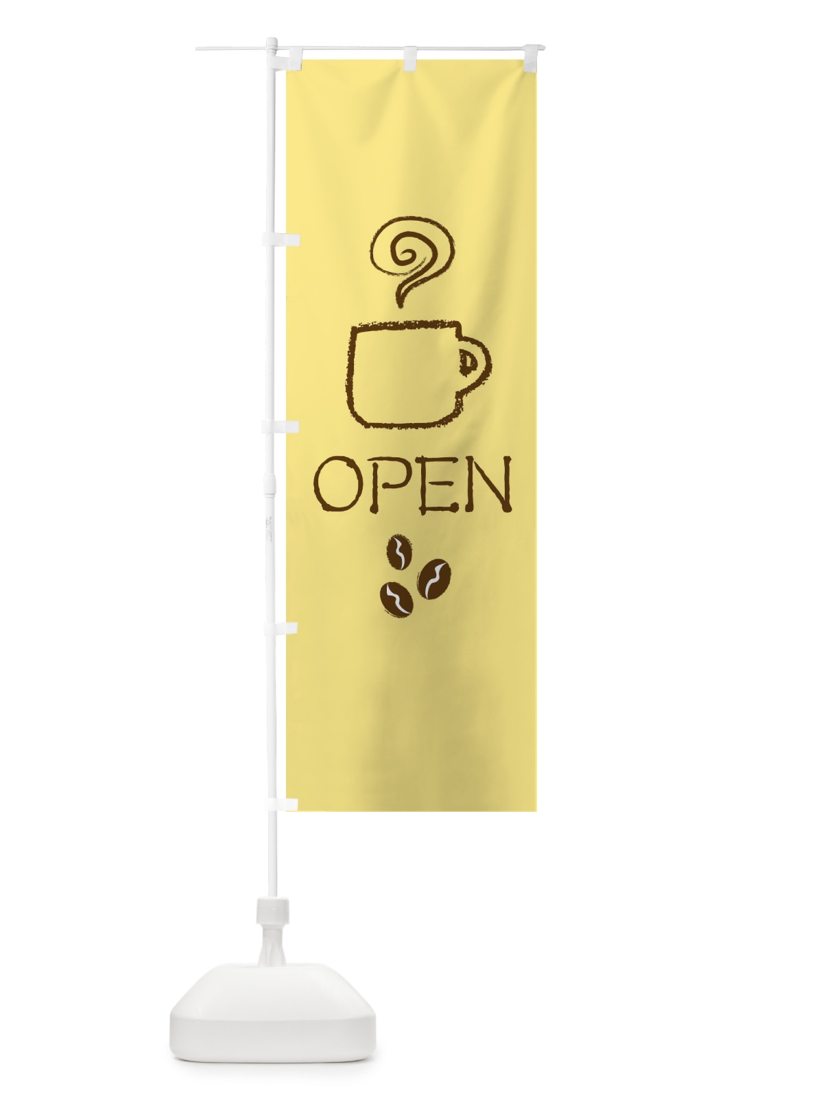 のぼり OPEN CAFE のぼり旗 EFSE(デザイン【C】)