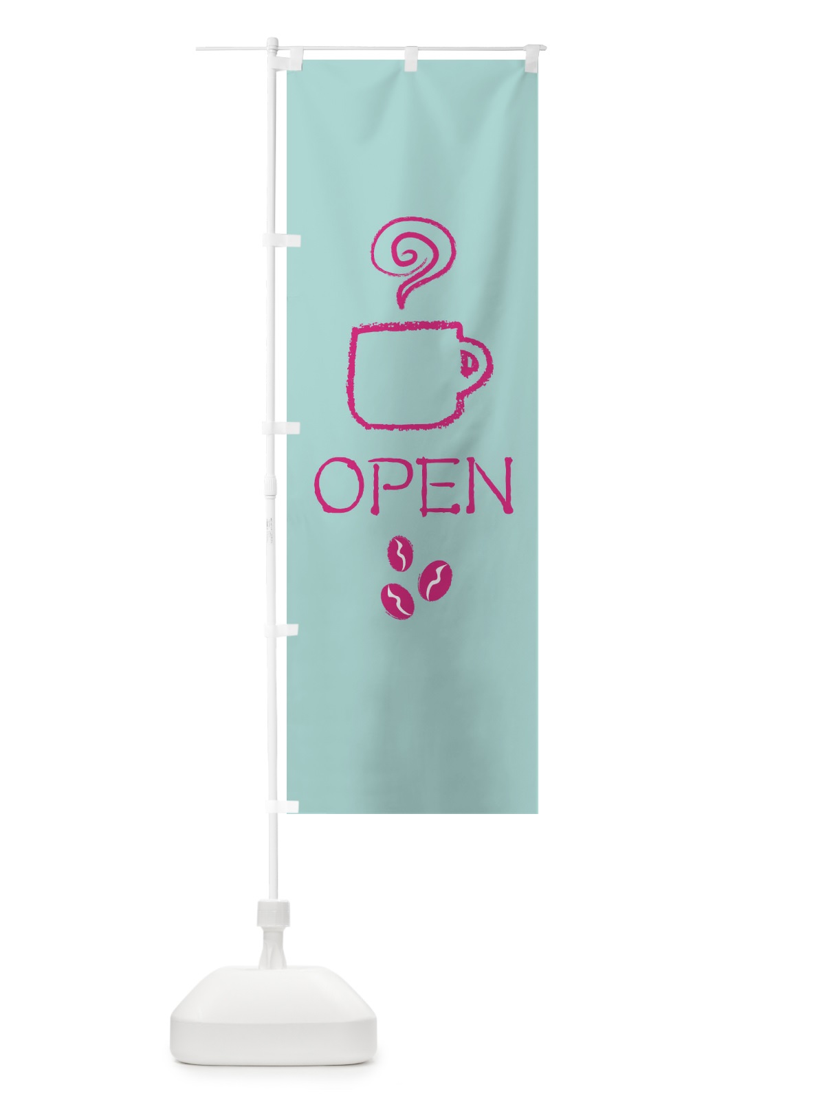 のぼり OPEN CAFE のぼり旗 EFSK(デザイン【B】)