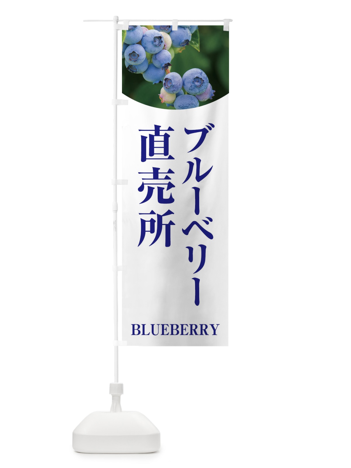のぼり ブルーベリー直売所 のぼり旗 EWRT(デザイン【A】)
