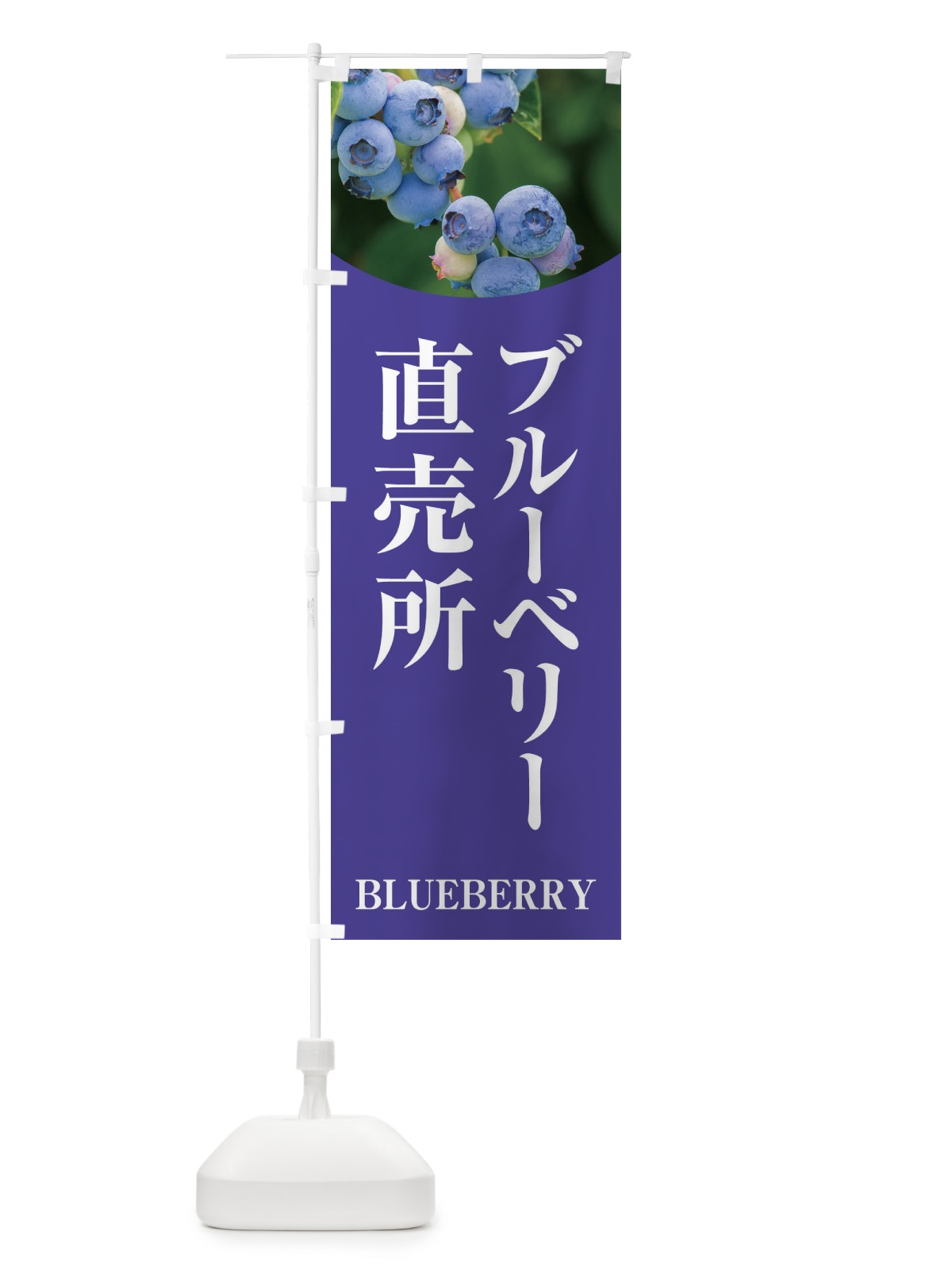 のぼり ブルーベリー直売所 のぼり旗 EWRT(デザイン【B】)