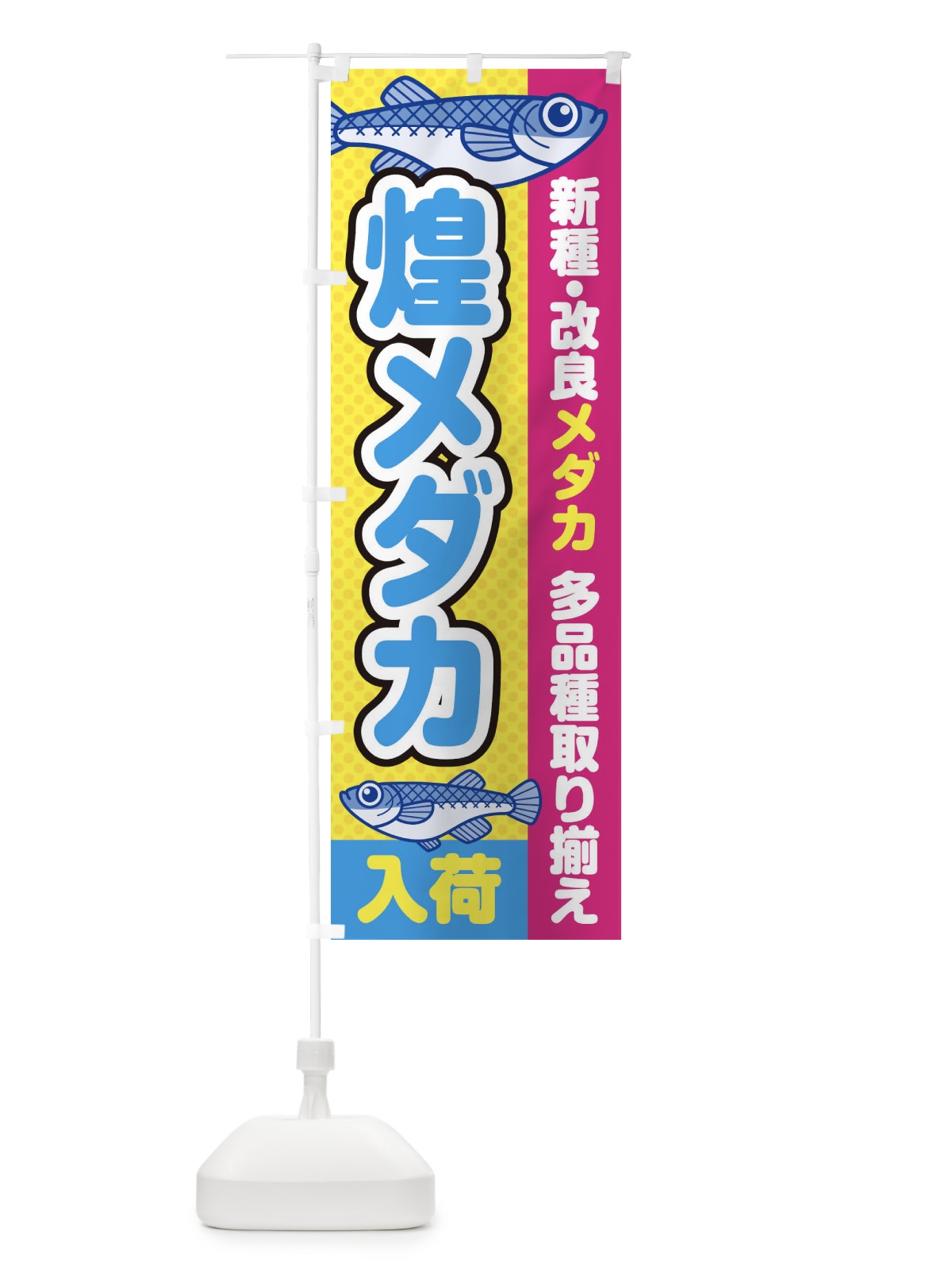 のぼり 煌メダカ／きらめき／入荷／新種・改良メダカ のぼり旗 EYX1(デザイン【C】)