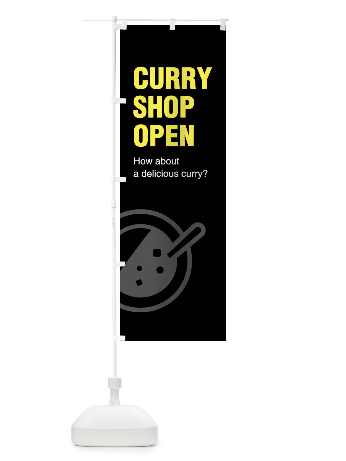 のぼり カレーショップ営業中・CURRYSHOPOPEN のぼり旗 FJ6A(デザイン【C】)