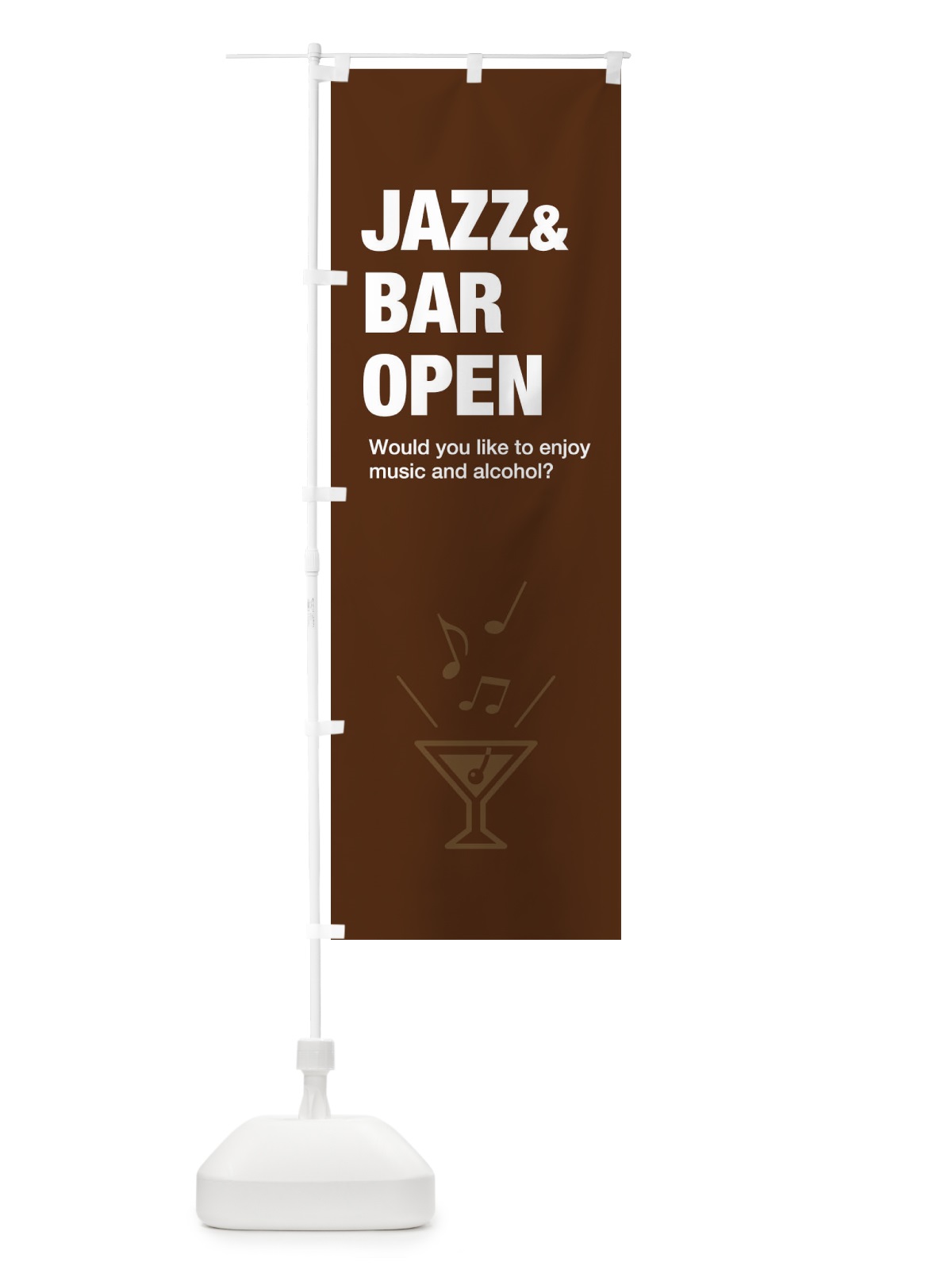 のぼり JAZZ＆BAR・ジャズ＆バー のぼり旗 FNCP(デザイン【B】)