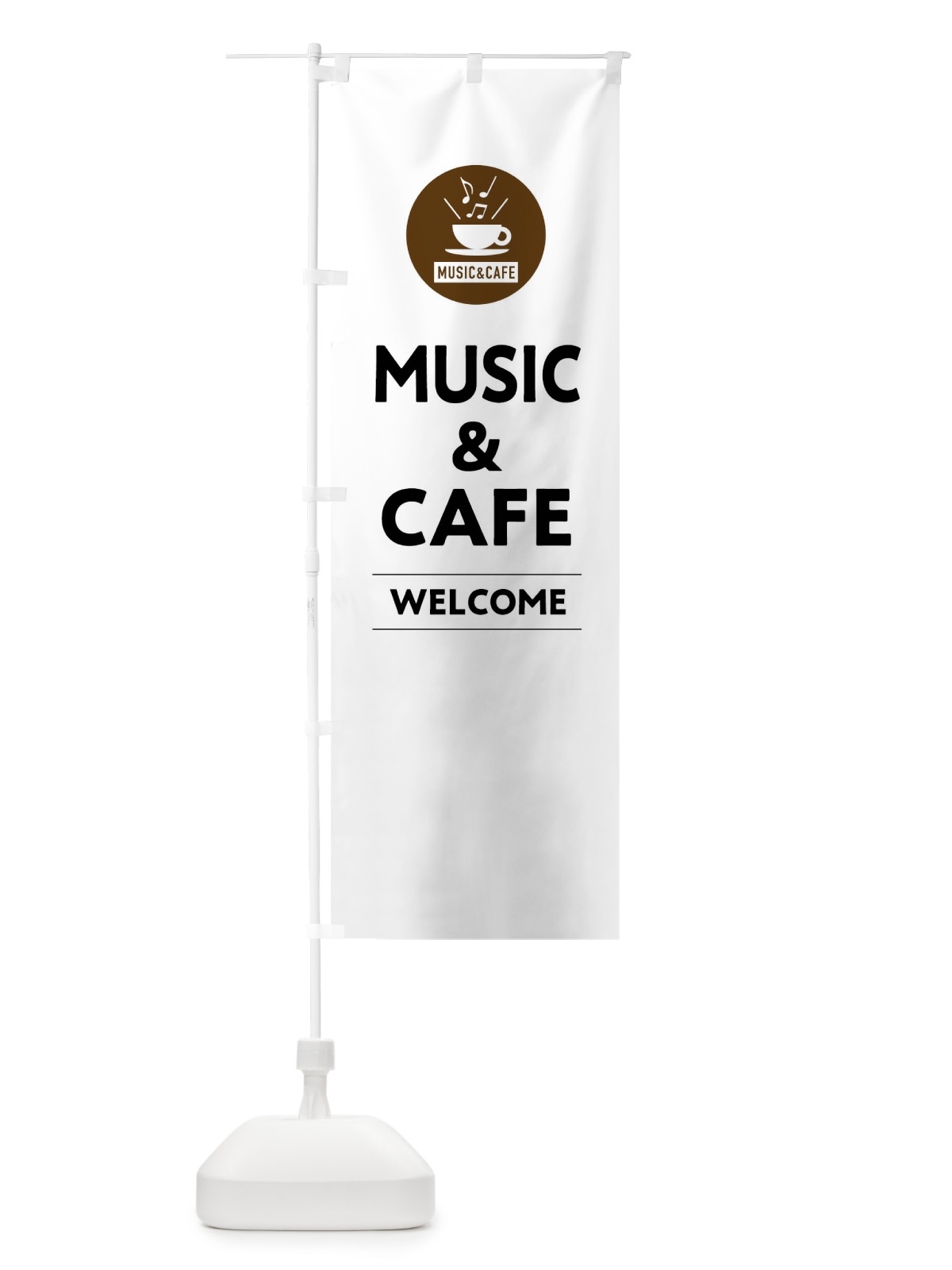のぼり MUSIC＆CAFE・音楽＆カフェ のぼり旗 FNK0(デザイン【A】)